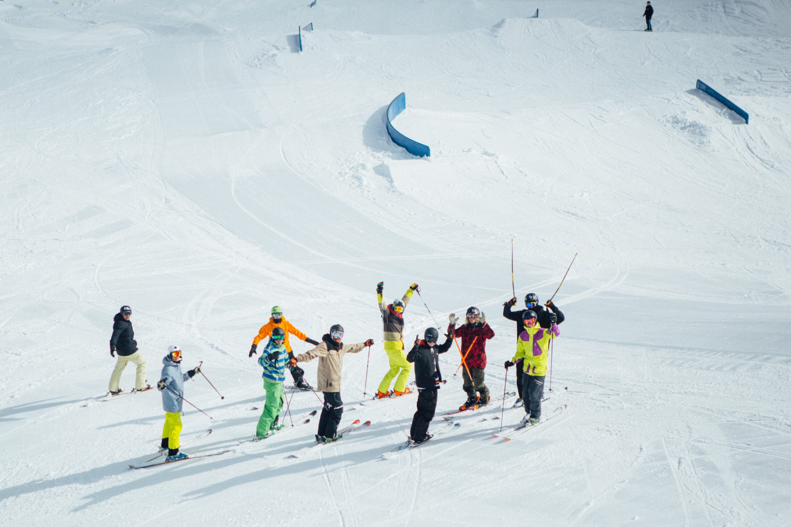 Postkort fra efterårscamp i Hintertux med Din Camp