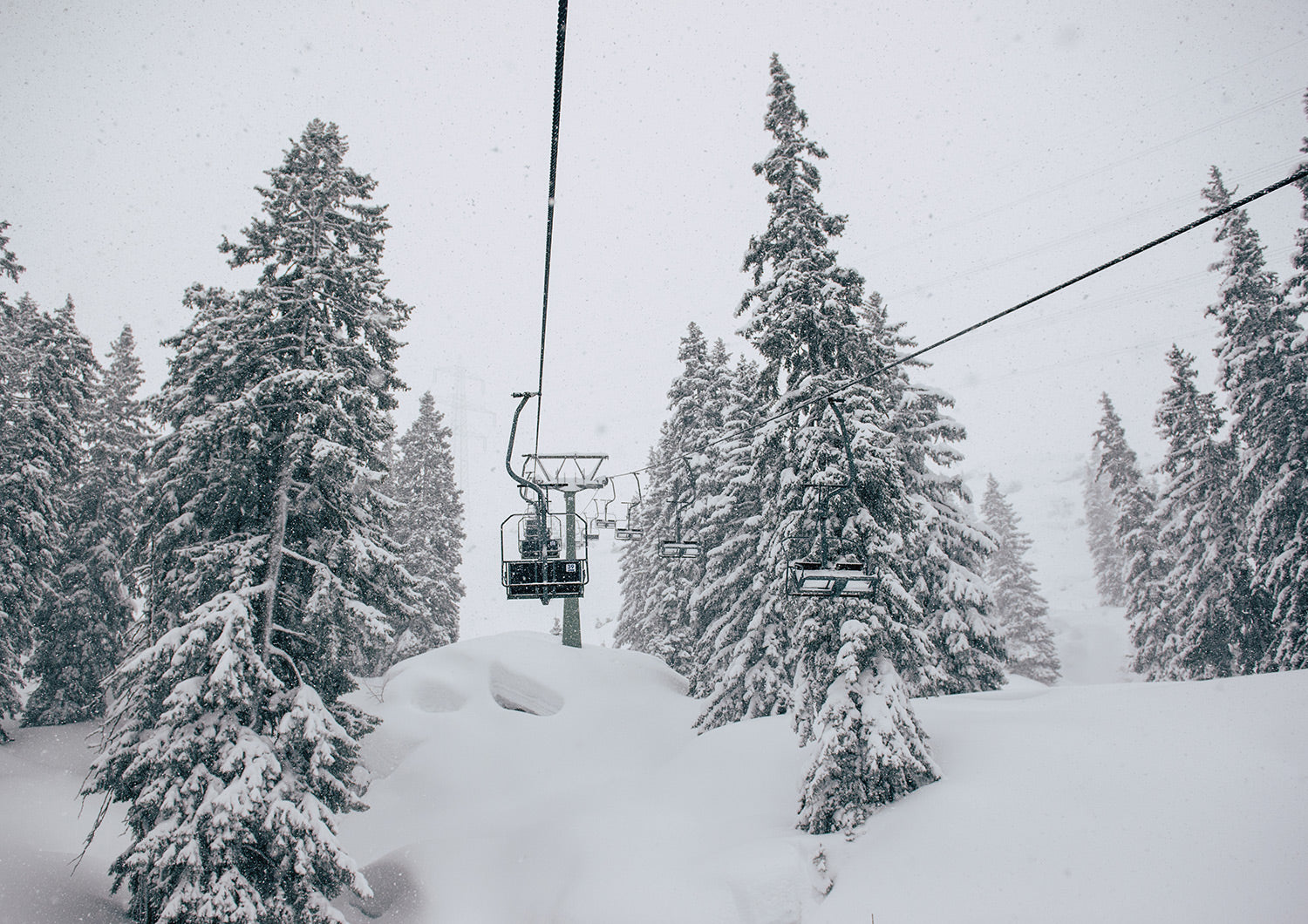 Store mængder sne til Alperne i slutningen af oktober