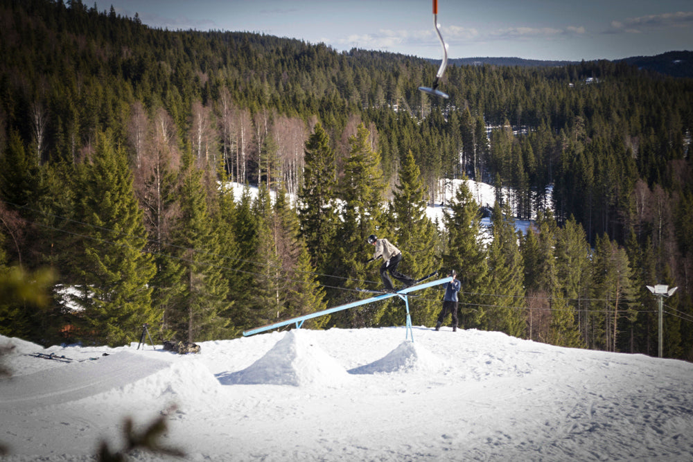 På filmshoot i Norge med den kommende danske skifilm