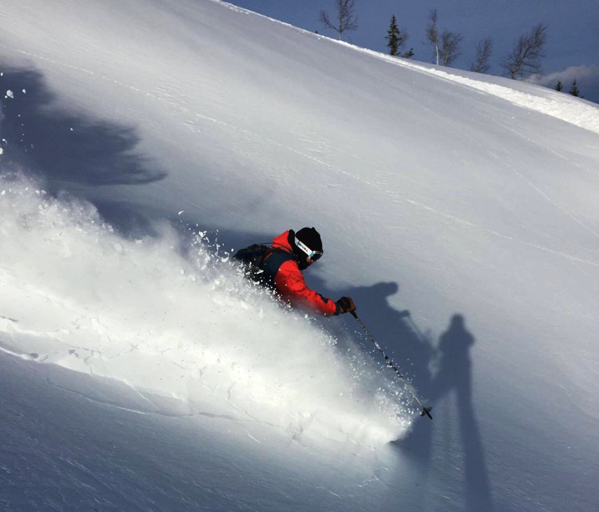 På ski i Sibirien