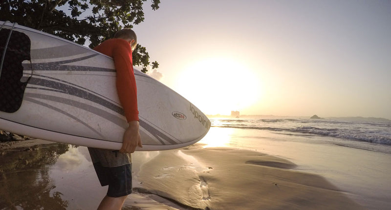 På surfeventyr i Sri Lanka