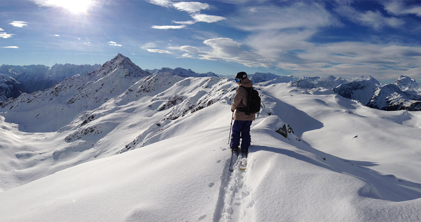 På jagt efter sne – Silvretta Montafon