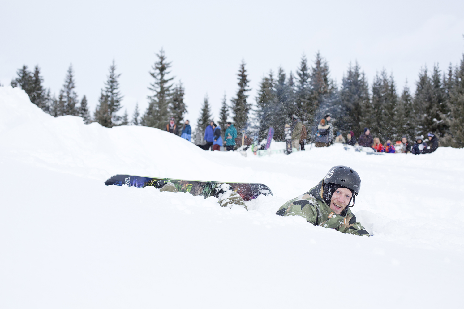 Marcus vores svenske parkshaper leger i snen
