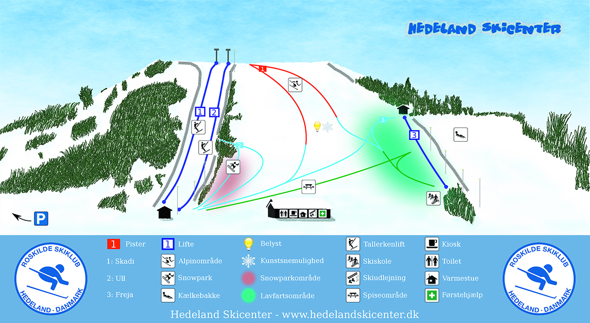AV_Hedeland Ski pistekort