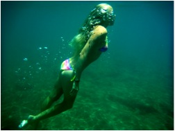 pic. 3 - Swimming in Medano bay