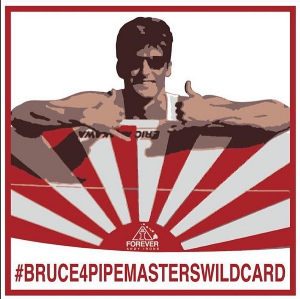 Instagrambilledet, der blev brugt i Bruce Irons kampagne til at få en plads i Pipeline Masters
