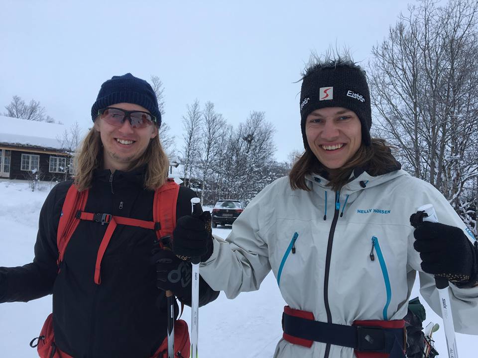 To flotte aspirerende polarforskere